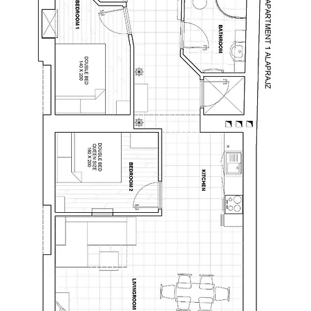 2 Bedroom Center *